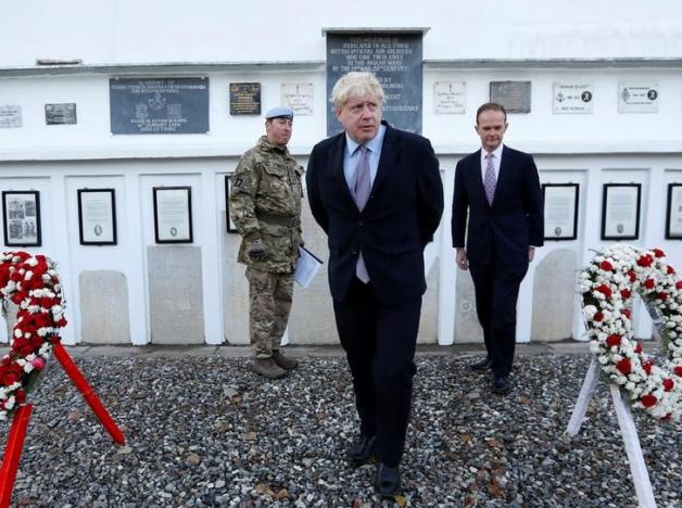 In Afghanistan, Britain’s Johnson sees no sign of global retreat