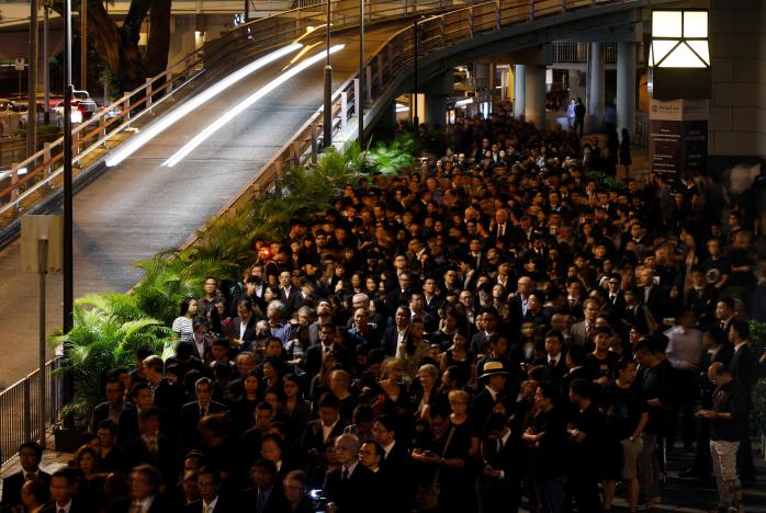 Hong Kong lawyers march to condemn China’s legal ‘interference’