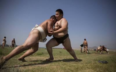Mongolia conquering Japanese sumo