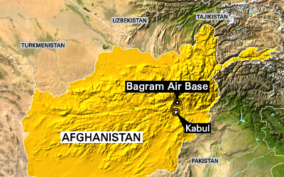 4 dead in blast at Afghan airfield