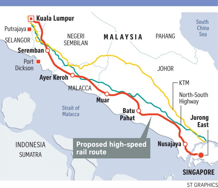 Malaysia, Singapore sign High Speed Rail deal