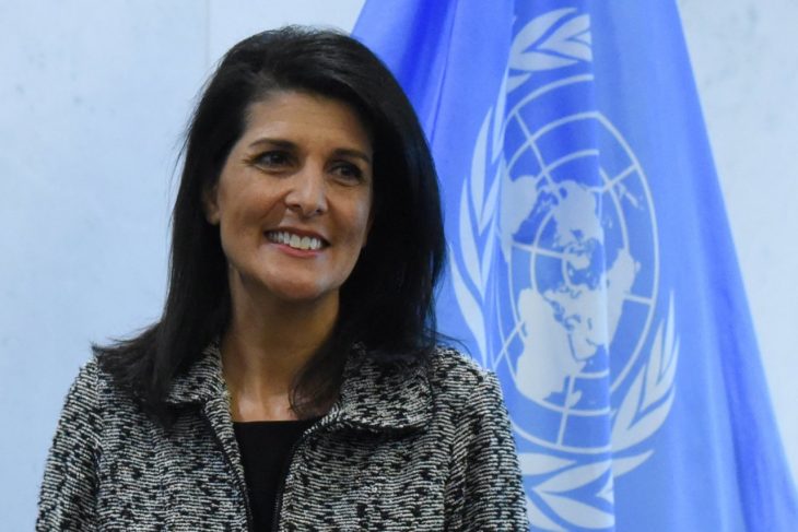 Nikki Haley Arrives at U.N., Vowing to Take Names of Opposing Nations