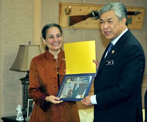 New US Ambassador To Malaysia Calls On DPM Zahid