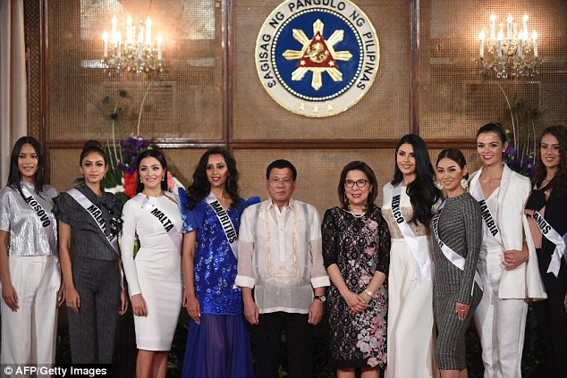 Duterte tames words for Miss Universe hopefuls