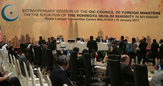 Malaysia calls for concerted effort by OIC to tackle Rohingya crisis in Myanmar  Read More : http://www.nst.com.my/news/2017/01/205396/malaysia-calls-concerted-effort-oic-tackle-rohingya-crisis-myanmar?utm_source=nst&utm_medium=nst&utm_campaign=nstrelated