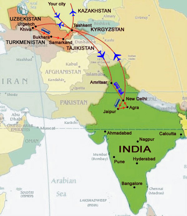 “Uzbekistan Airways” opens flights to Lahore, Pakistan and Dushanbe, Tajikistan