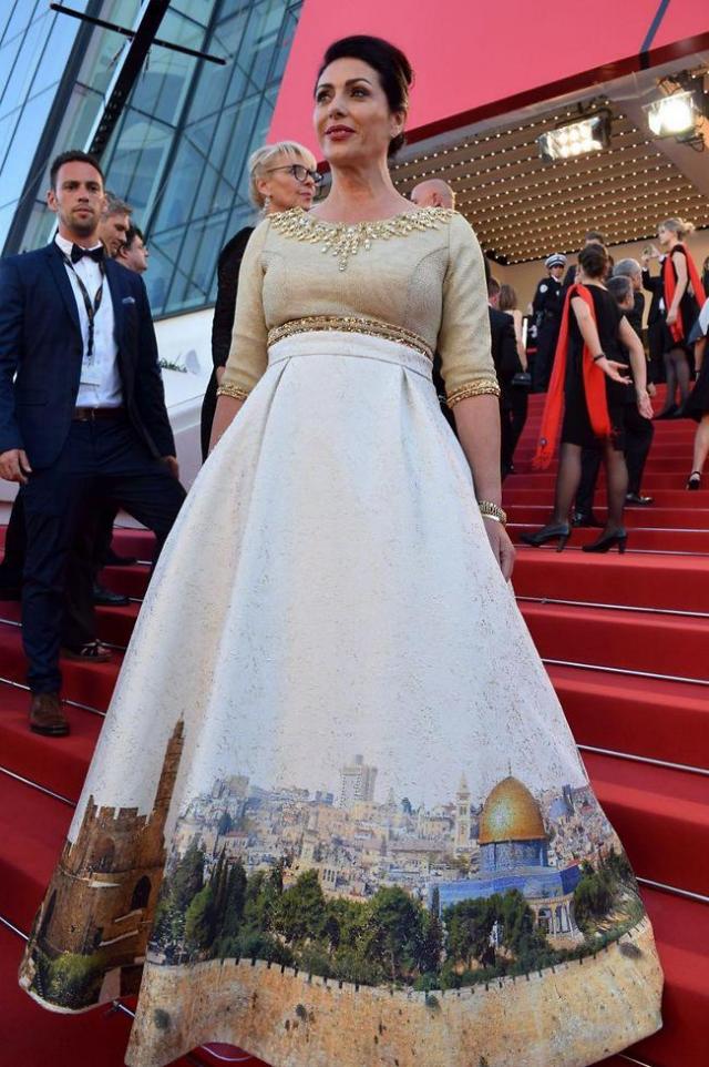 Israeli Minister’s Cannes Dress Depicting Jerusalem Called ‘Tasteless’ and ‘Aggressive’