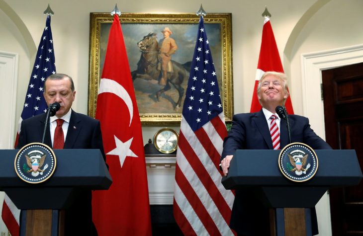 Erdogan Praises Trump, Denounces U.S.’s Kurdish Allies in Syria
