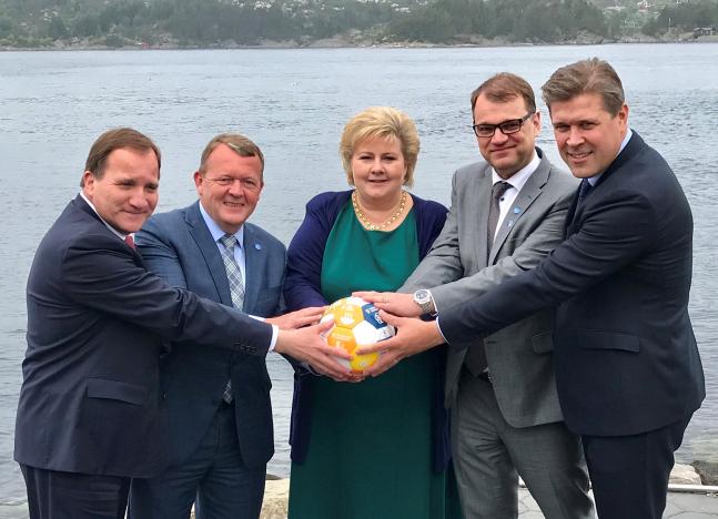 ‘Who rules the world?’ Nordic PMs poke fun at Trump’s Saudi photo op