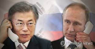 Putin, South Korea’s Moon discuss political solution to North Korea crisis
