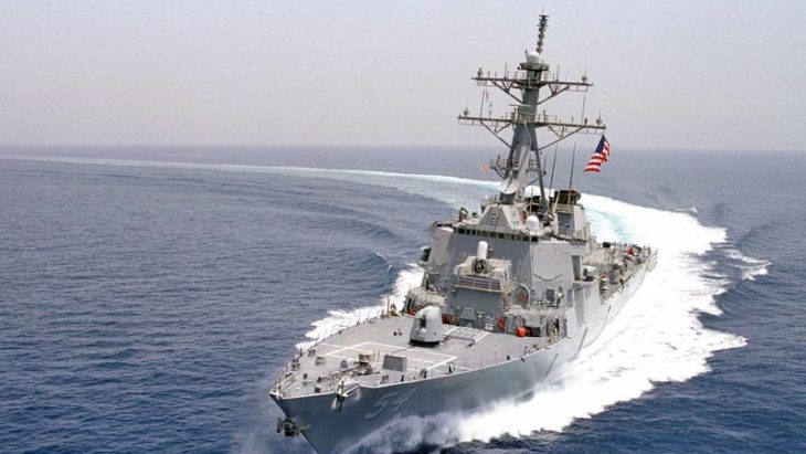 Missile guided U.S. Navy ships pass through strategic Taiwan Strait, riling China