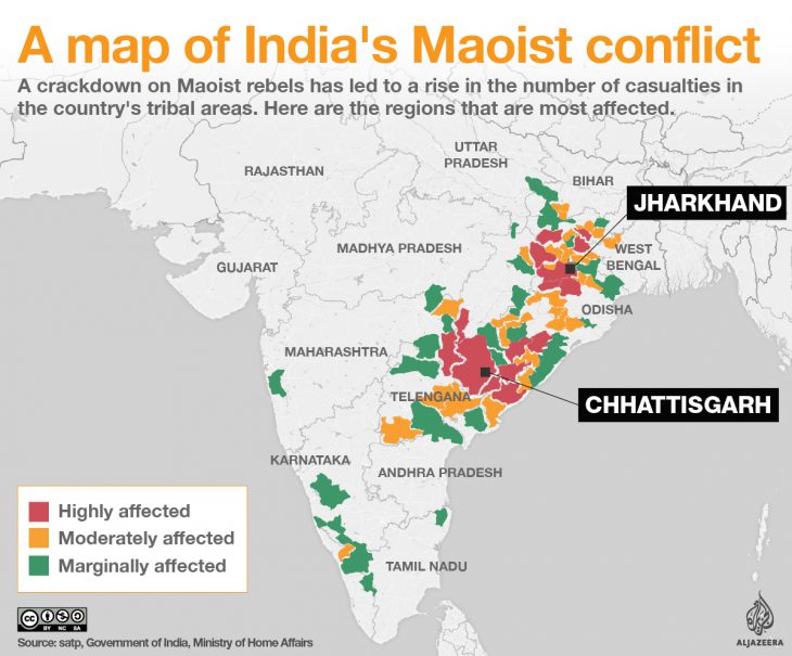 Indian forces kill 10 Maoist rebels in raid on training camp