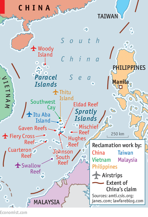 In the South China Sea, Chinese fishing vessels around Thitu Island might net more than they bargained for