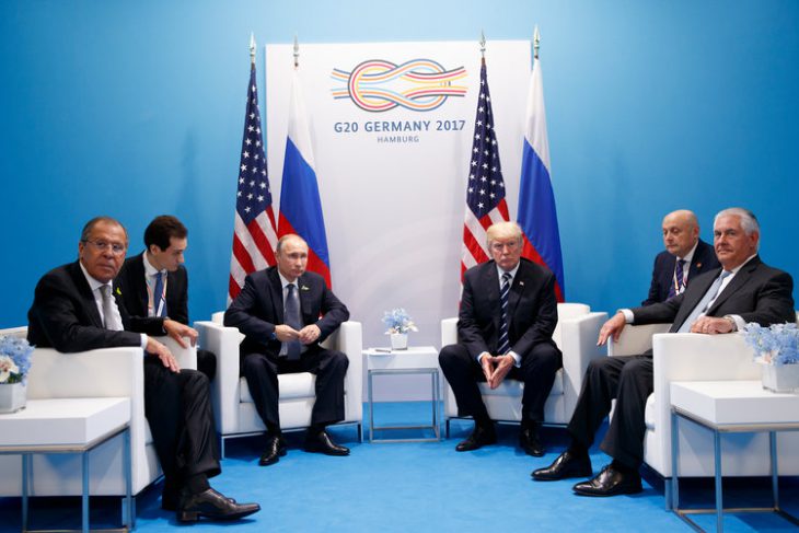 Trump calls Rex Tillerson ‘dumb as a rock’ after claims about Putin meeting