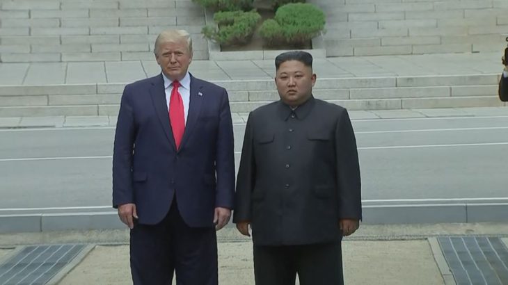 Trump meets North Korea’s Kim at DMZ in landmark visit