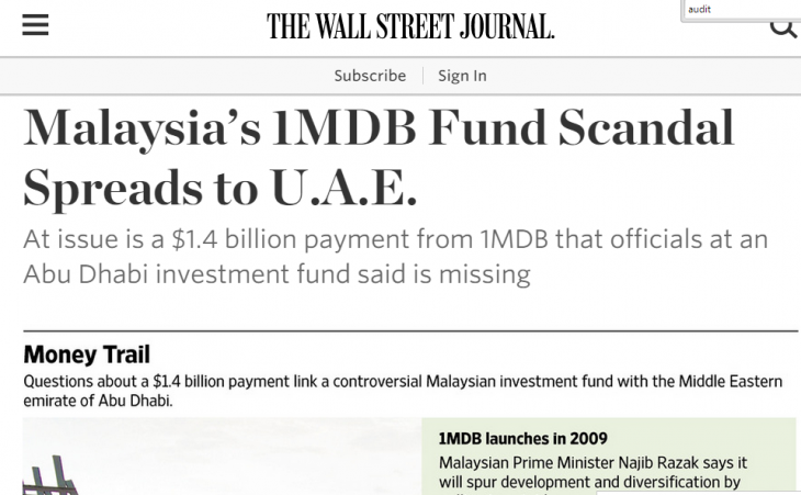 Two 1MDB linked executives behind bars in UAE