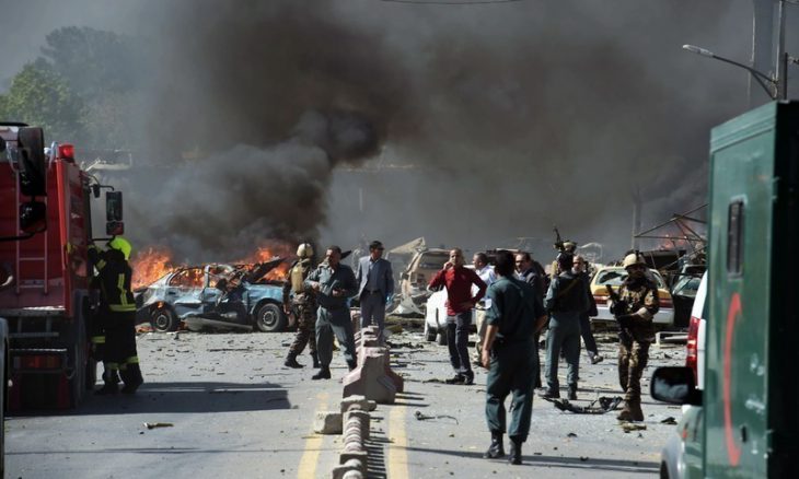 Gun battle ends in Afghan capital after Taliban blast wounds 105