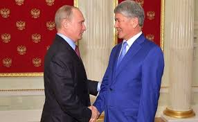 President Putin met ex-President Almazbek Atambayev in the Kremlin, amid internal troubles in Kyrgyzstan