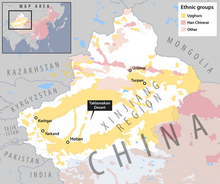 22 countries sign letter calling on China to close Xinjiang Uyghur camps