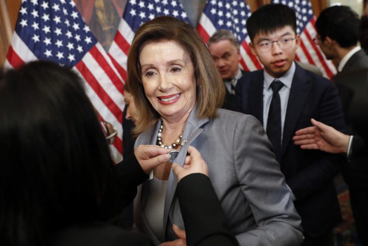 US House speaker Nancy Pelosi backs congressional legislation on Hong Kong