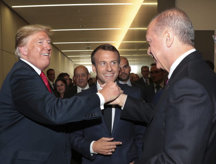 Trump hits Macron for ‘non-answer’ on ISIS fighters, in tense meeting overseas