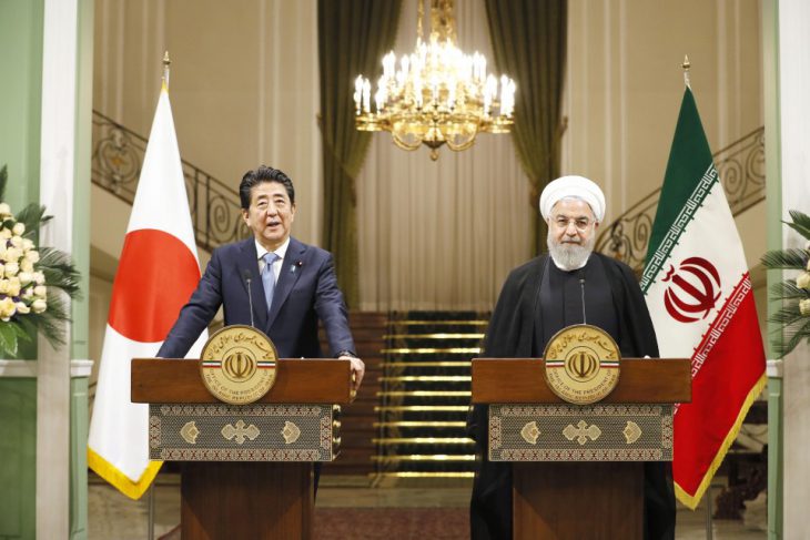 Japan PM asks Iran’s Rouhani to stick to nuclear deal