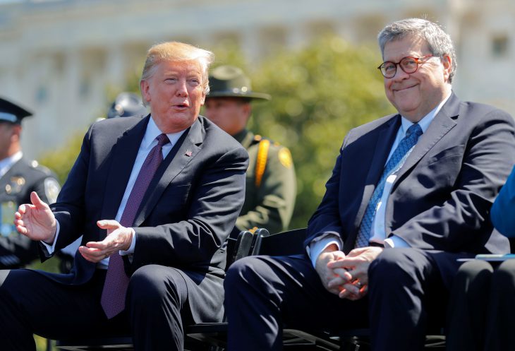 WASHINGTON POST: Barr sends a message: Don’t ever investigate the president again