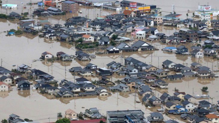 Biblical proportions floodings in Japan: At Least 179 Dead in Japan’s Calamitous Flooding And this natural disaster will be won by brave Japanese