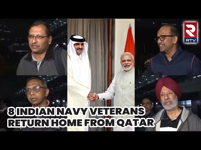Eight Indians detained in Qatar on reported spy charges released