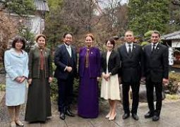 Toshiaki Endo meets with Turkmen parliament delegation in Tokyo