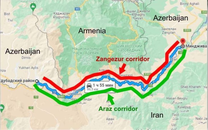 Russia and Iran take into account each others interests over the ‘Zangezur Corridor’