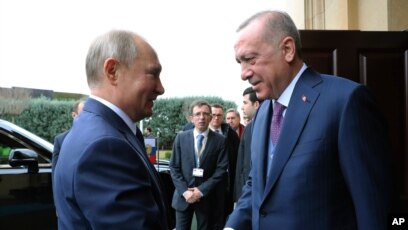 Erdoğan congratulated President Putin on his birthday, discussed Türkiye-Russia ties