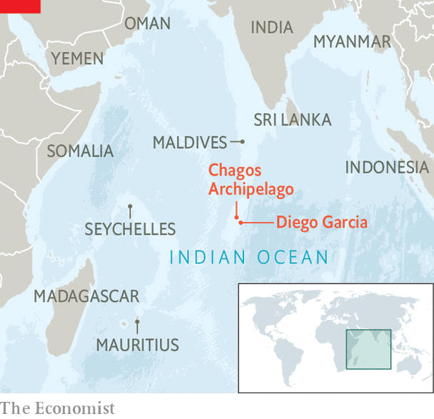 China will get assets close to Dieogo Garsia US base -Brits surrender Chagos islands to Mauritius: no resources to keep.