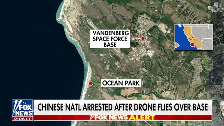 Chinese arrested for flying drone over US Space Force base