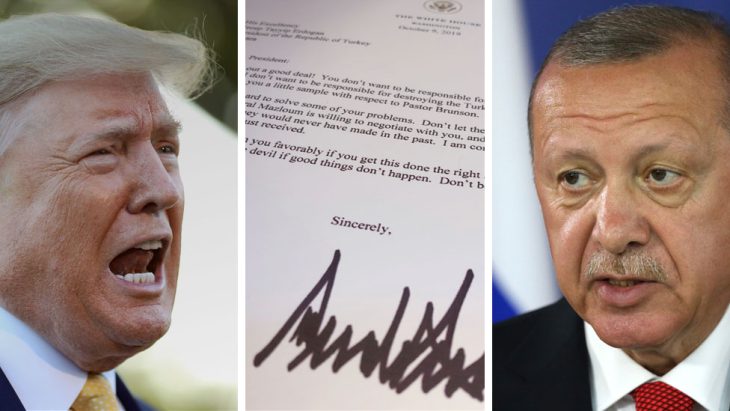 Erdogan had put US President Donald Trump’s letter “in the bin” in 2019 and now Turks try to deny Trump’s claim of ‘unfriendly takeover’ by Turkiye in Syria