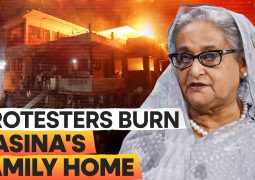 Poor country gets unhopefully poorer by the years: Bangladesh protesters torch family home of ousted PM Sheikh Hasina