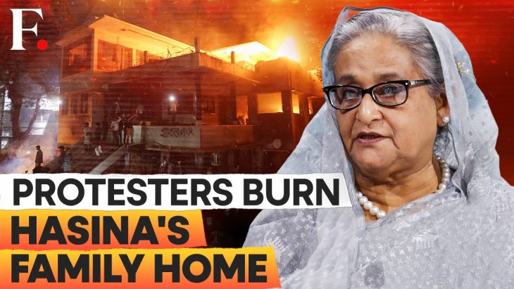 Poor country gets unhopefully poorer by the years: Bangladesh protesters torch family home of ousted PM Sheikh Hasina