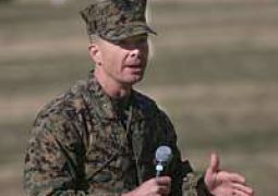 Photo, where US major general  Jay Bargeron, joining Taiwanese tabletop drills, triggers debate