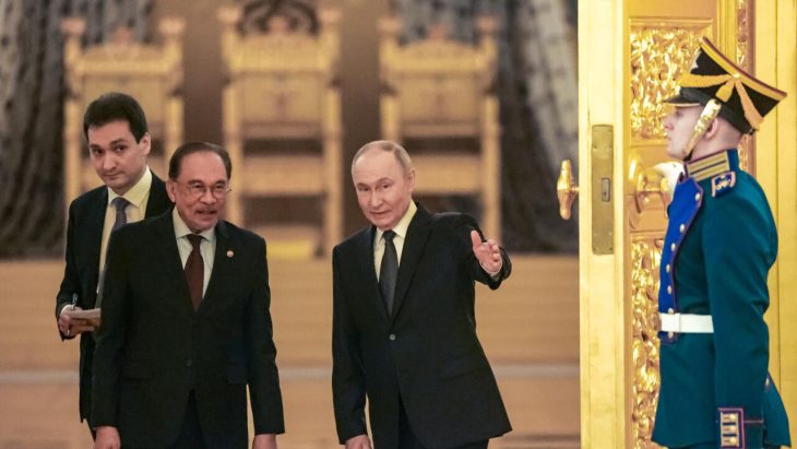Putin’s ‘second wife’ joke about Malaysia’s Anwar draws laughs 