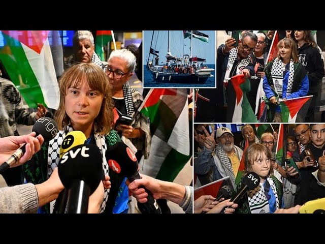 Israel – Greta Thunberg – deported, given seat next the airplane toilet and sleep-deprived