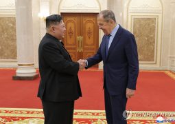 First foreigner in new resort Wusan, Russian foreign minister meets North Korea’s Kim Jong Unst