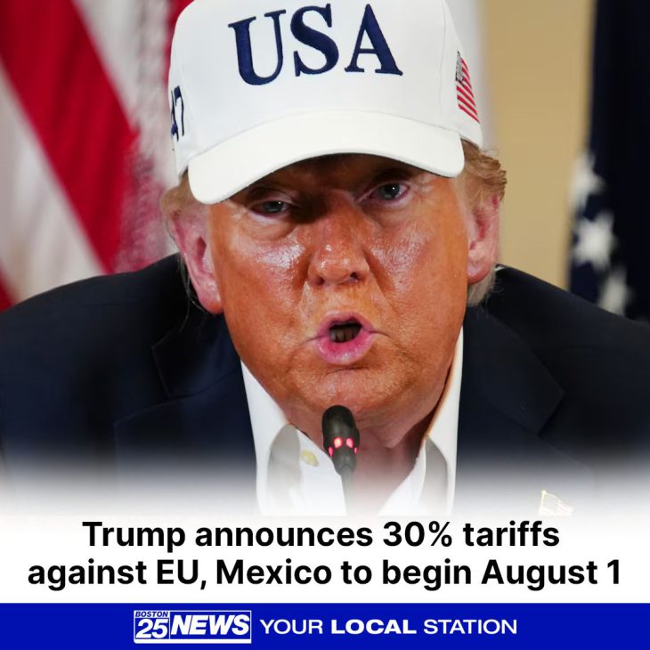 President Trump delivers on promises: announces tariffs of 35% on Canada, 30% on Mexico and the European Union