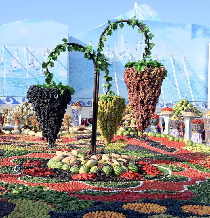 Turkmenistan’s emulation of the Tajik fruit arrangements’ festivities: Tajik and Turkmen Feasts Amid Everyday Shortages