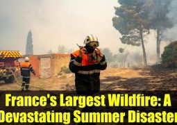 Macron’s “heritage” added: noq it is  France’s largest wildfire in decades failed to extinguish