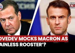 ‘Brainless Gallic rooster’: Ex-Russian president Medvedev slams french Macron’s  idea of deploying NATO troops in Ukraine