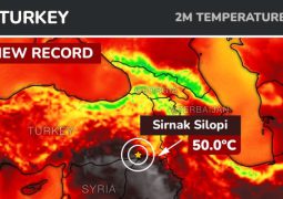 122.9 Farenheit or 50.5 degrees Celsius of heat is new normal for Turkey in summer 2025