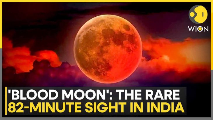 Blood moon paints sky red across most of Asia and South Pasific