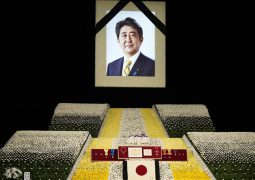 Mother of suspected Abe killer apologizes for her moron son