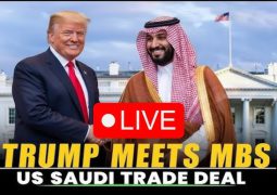 $1 trillion in investments? Red carpet and horse cavalcade –  Trump hosts Saudi Arabia’s Mohammed bin Salman