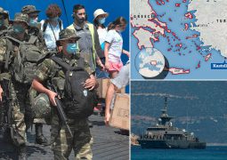 Turks see threat in Greek arms in Aegean islands next to it’s shores off just 3 miles